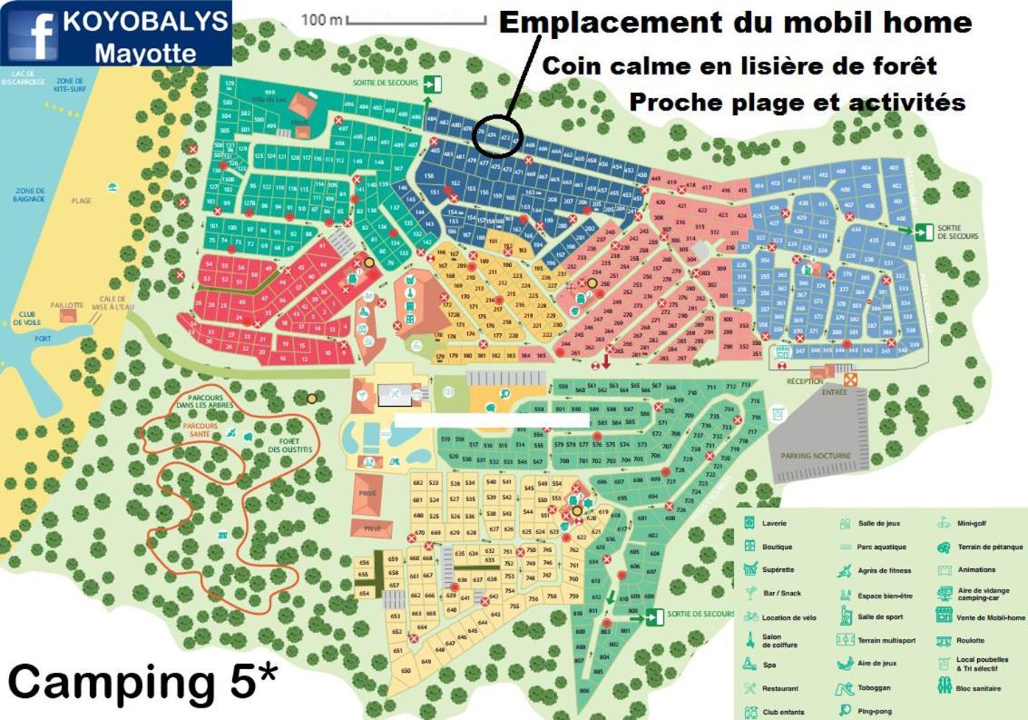 200M De La Plage Bungalow Luxe De 44M2 Menage Et Draps Inclus Camping 5 Etoiles Mayotte Lac Biscarrosse Koyobalys Exterior foto